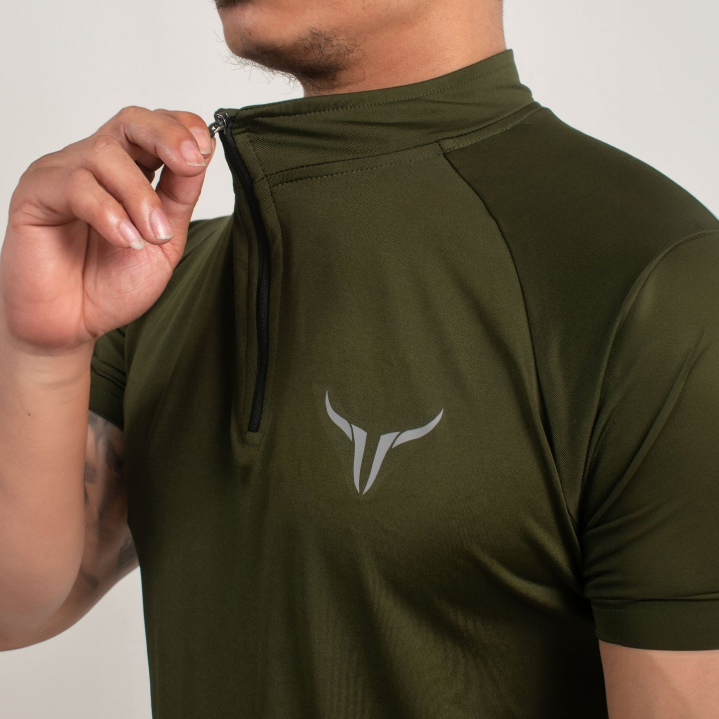 Male Zip Tshirt